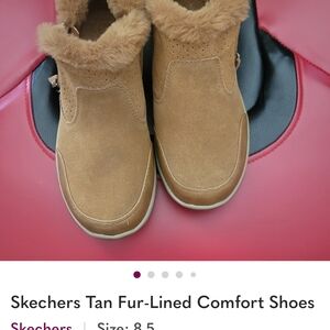 Skechers Brown Plush-Lined Footwear